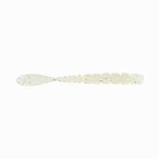 MUSTAD AJI FISH TAIL 2'' CLEAR LUMINOUS SILVER GLITTER 12DB/CSOMAG horog