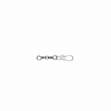 MUSTAD BARREL SWIVEL WITH INTERLOCK SNAP 10×B2 10DB/CSOMAG horgászkiegészítő