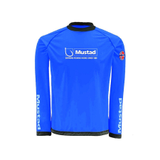Mustad Day Perfect Shirt Blue Hosszúujjú Póló Kék (Nlmu10622-10625) horgászkiegészítő