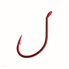 [] MUSTAD RED DROPSHOT HOOKS 6 10DB/CSOMAG horog