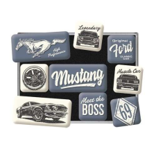 Mustang RETRO Ford Mustang – The Boss – Mágnes szett hűtőmágnes