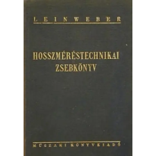Műszaki Könyvkiadó Hosszméréstechnikai zsebkönyv antikvárium - használt könyv