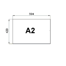  Műszaki rajzlap, A/2, 170 g rajzlap