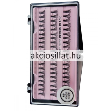 Műszempilla tincses közepes csomómentes 8P 60db műszempilla