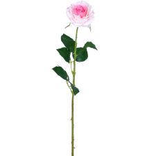  Művirág rózsa rózsaszín 52 cm dekoráció