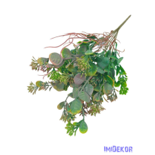  Műzöld csokor 40cm 3379 - Antik Zöld dekorációs kellék