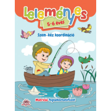 Múzsa Könyvkiadó Leleményes 5-6 éves - Szem-kéz koordináció - Matricás foglalkoztatófüzet kreatív és készségfejlesztő
