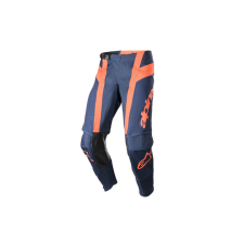MX nadrág Alpinestars Techstar Arch tengerészkék/narancs 30 motoros nadrág