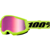  MX Szemüveg 100% Strata 2 neon sárga rózsaszín tükör