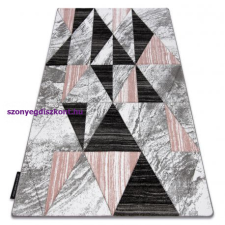 My carpet company kft ALTER szőnyeg Nano háromszögek rózsaszín 280x370 cm lakástextília