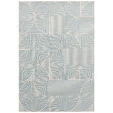 My carpet company kft ASY Muse 200x290cm kék Swirl szőnyeg MU02 lakástextília