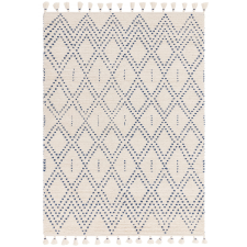 My carpet company kft ASY Nepal 120x170cm Cream/Blue Diamond Rug szőnyeg lakástextília