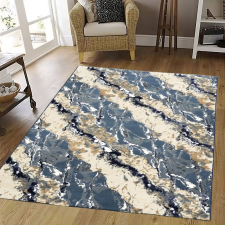 My carpet company kft Athén 7125 Kék-Krém 200x290cm Modern szőnyeg lakástextília