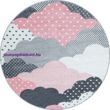 My carpet company kft BAMBI 820 PINK 160 x 160 -kör szőnyeg lakástextília