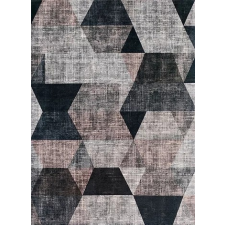 My carpet company kft Ber Porte 2032 szürke 60x100cm- modern vékony szőnyeg lakástextília