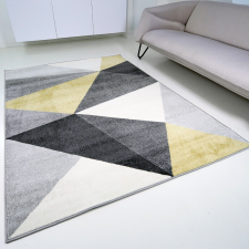 My carpet company kft Berlin F8001 sárga-szürke 60x100cm- modern szőnyeg lakástextília