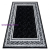 My carpet company kft Bolti 21. Modern GLOSS szőnyeg 2813 87 elegáns, görög fekete / szürke 80x150 cm