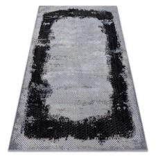 My carpet company kft CORE szőnyeg A004 árnyékolt - Structural, két szintű, fekete / szürke 160x220 cm lakástextília