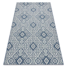 My carpet company kft Fonott sizal color szőnyeg 19247/699 Négyzetek Rombusz Csempe Kék 140x200 cm lakástextília