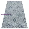 My carpet company kft Fonott sizal color szőnyeg 19247/699 Négyzetek Rombusz Csempe Kék 80x150 cm