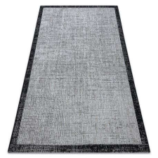 My carpet company kft Fonott sizal floorlux szőnyeg 20401 ezüst / fekete 160x230 cm lakástextília