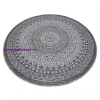 My carpet company kft Fonott sizal szőnyeg LOFT 21207 Rozetta Kör boho elefántcsont/ezüst/szürke kör 120 cm