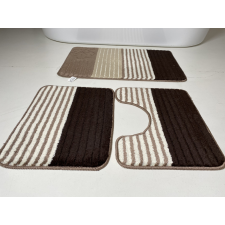 My carpet company kft Fürdőszobai szőnyeg 3 részes - bézs csíkos fürdőszoba kiegészítő