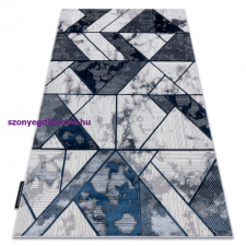 My carpet company kft Modern DE LUXE 632 Geometriai - krém / sötétkék 240x340 cm lakástextília