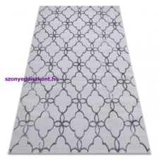 My carpet company kft Modern MEFE szőnyeg 8504 Virágok - sötétszürke 120x170 cm lakástextília