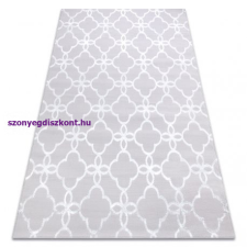 My carpet company kft Modern MEFE szőnyeg 8504 Virágok - szürke / fehér 80x150 cm lakástextília
