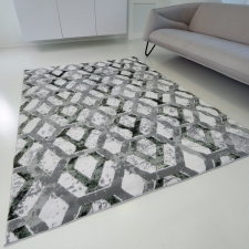 My carpet company kft Modern szőnyeg akció, ZARIF 9960 szürke-zöld 120x170cm lakástextília