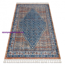 My carpet company kft Modern szőnyeg BELLE BG58A sötétkék / bézs Rojt 200x290 cm lakástextília
