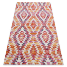 My carpet company kft Modern szőnyeg MUNDO D7591 gyémánt 3D szabadtéri rózsaszín / bézs 120x170 cm lakástextília