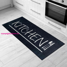 My carpet company kft MY. SIL Konyhai szőnyeg 57x197cm-fekete kitchen lakástextília