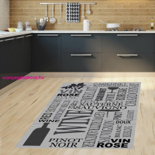My carpet company kft MY. SIL Konyhai szőnyeg 57x197cm-wine szürke lakástextília