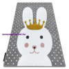 My carpet company kft PETIT szőnyeg BUNNY NYUSZI szürke 120x170 cm