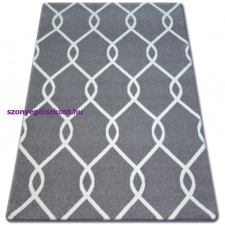My carpet company kft Sketch szőnyeg - F934 szürke / krém trellis 200x290 cm lakástextília