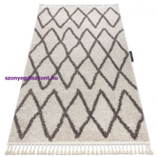 My carpet company kft Szőnyeg BERBER BENI krém Rojt shaggy 120x170 cm lakástextília