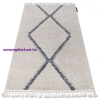 My carpet company kft Szőnyeg Berber meknes B5910 krém / szürke Rojt shaggy 200x290 cm