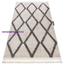 My carpet company kft Szőnyeg BERBER TROIK krém Rojt shaggy 180x270 cm lakástextília
