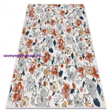 My carpet company kft Szőnyeg BOTANIC 65239 Virágok, lapos szőtt - ekrü 117x170 cm lakástextília