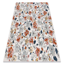 My carpet company kft Szőnyeg BOTANIC 65239 Virágok, lapos szőtt - ekrü 78x150 cm lakástextília