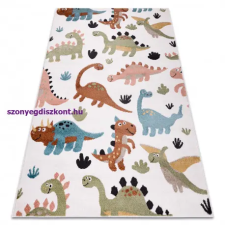 My carpet company kft Szőnyeg FUN Dino gyerekeknek, Dinoszauruszok krém 80x150 cm lakástextília