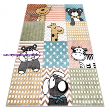 My carpet company kft Szőnyeg FUN Pets gyerekeknek, állatok színes 120x170 cm lakástextília