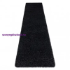 My carpet company kft Szőnyeg, futószőnyeg SOFFI shaggy 2cm fekete -70x200 cm
