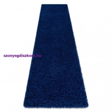 My carpet company kft Szőnyeg, futószőnyeg SOFFI shaggy 2cm sötétkék -60x300 cm lakástextília