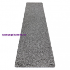 My carpet company kft Szőnyeg, futószőnyeg SOFFI shaggy 2cm szürke -80x200 cm lakástextília