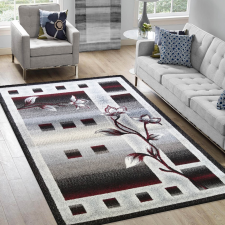 My carpet company kft Szőnyeg OTTO 02 szürke-piros 200 x 290 cm lakástextília