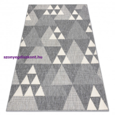 My carpet company kft Szőnyeg SPRING 20409332 háromszögek szizál, hurkolt - szürke 120x170 cm lakástextília