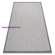 My carpet company kft Szőnyeg SPRING 20411332 vonalak, szizál, hurkolt - szürke 80x150 cm lakástextília